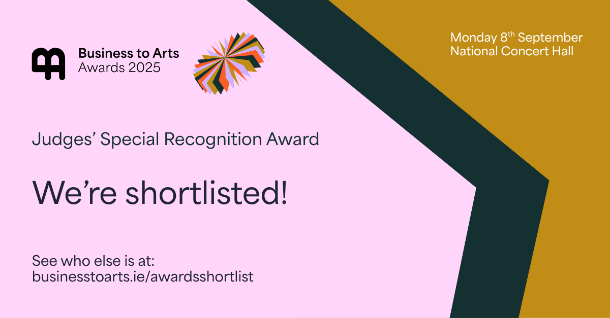 CIFF and Partners Shortlisted for Business to Arts Awards 2025 - Cork ...